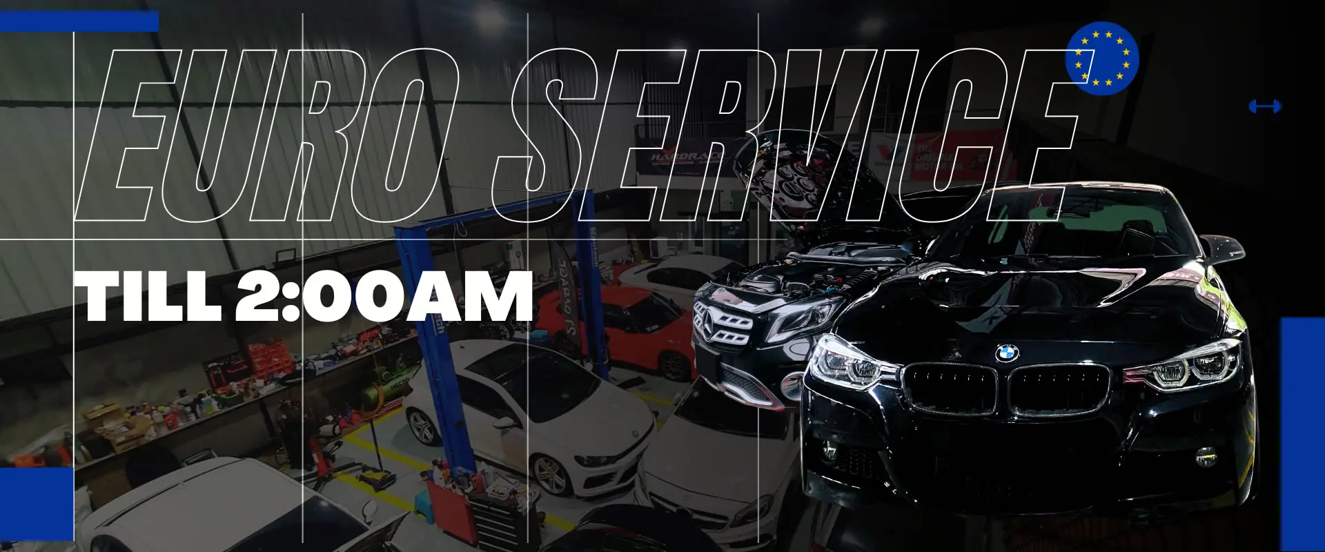 ศูนย์ซ่อมรถ 2am Euro Service บริการซ่อม BMW,  Mercedes-Benz , volkswagen ,Porsche ,mini cooper ,อัลพาร์ด และ รถยุโรป นำเข้า อื่นๆ