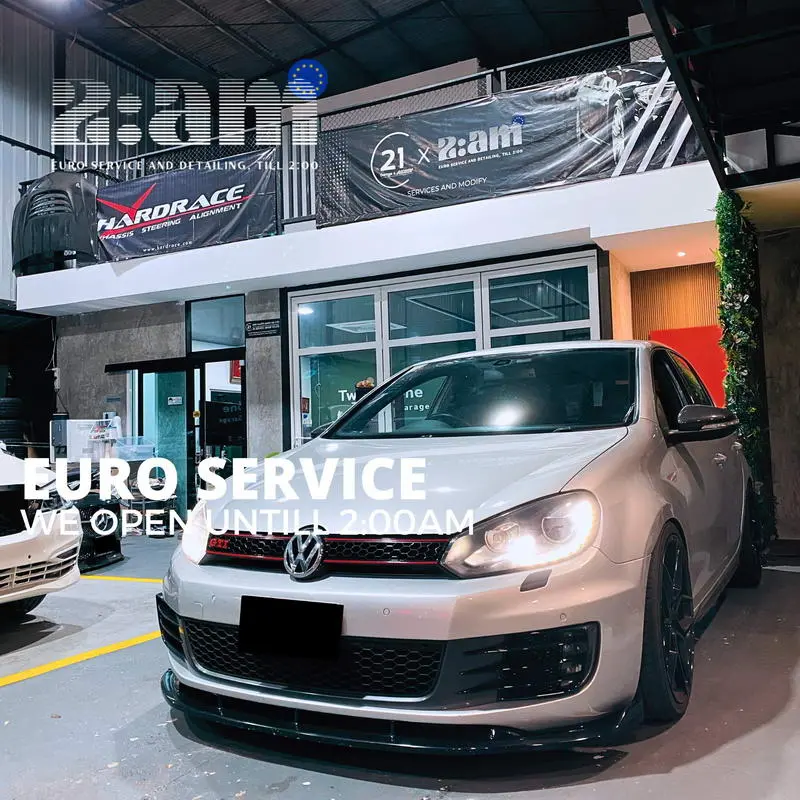 รถvolkswagen จอดหน้าออฟฟิส