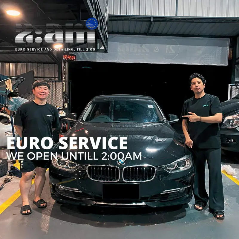 รถBMW เข้าตรวจเชครถที่อู่รถยนต์