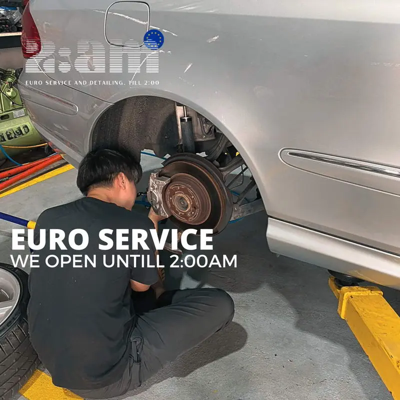 บริการตรวจเช็กและซ่อมระบบเบรก Mercedes-Benz ที่ 2AM Euro Service
