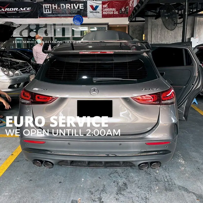 Mercedes-Benz GLA 35 AMG เข้ารับบริการตรวจเช็กและบำรุงรักษา