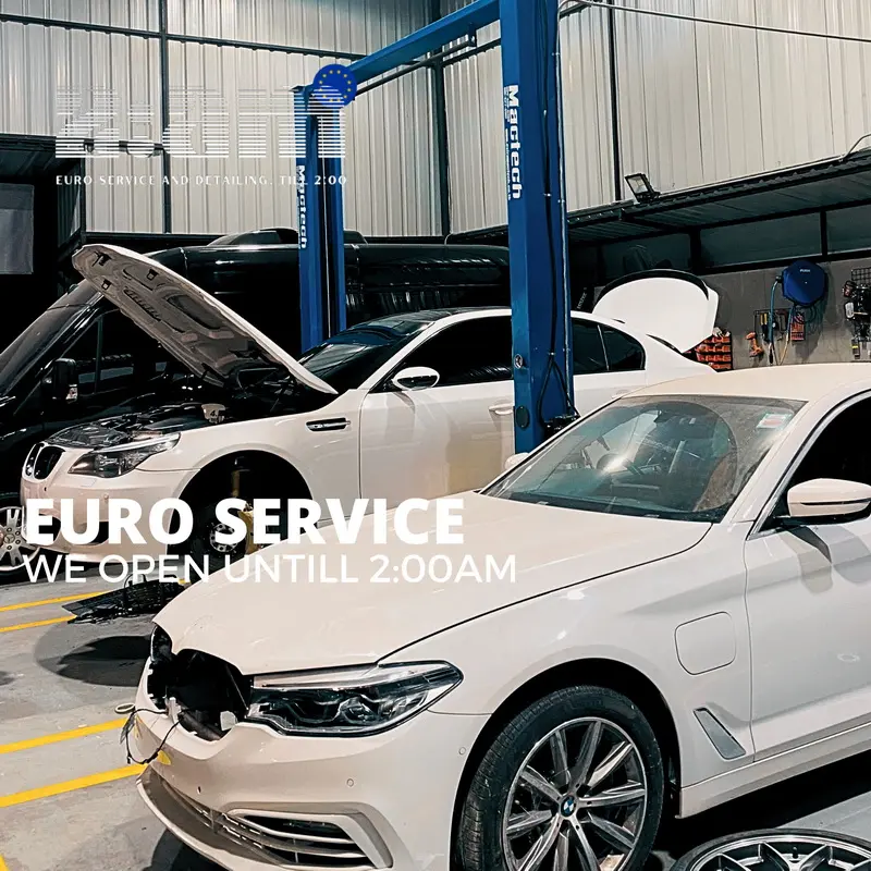 บริการตรวจเช็กและบำรุงรักษารถยนต์ไฟฟ้า EV โดยช่าง 2AM Euro Service