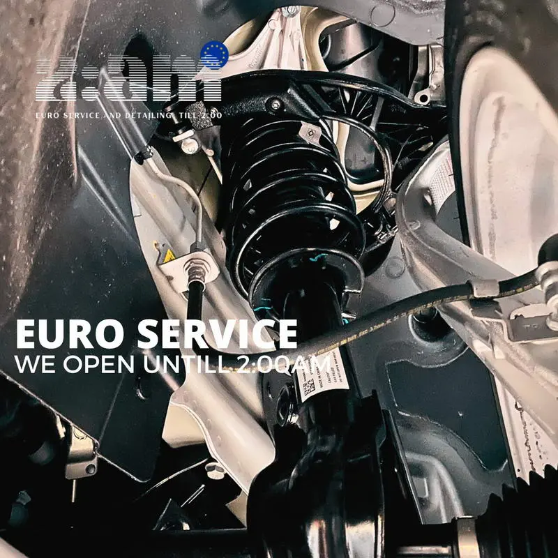 ตรวจเช็กช่วงล่างและโช้คอัพ Tesla ที่ 2AM Euro Service